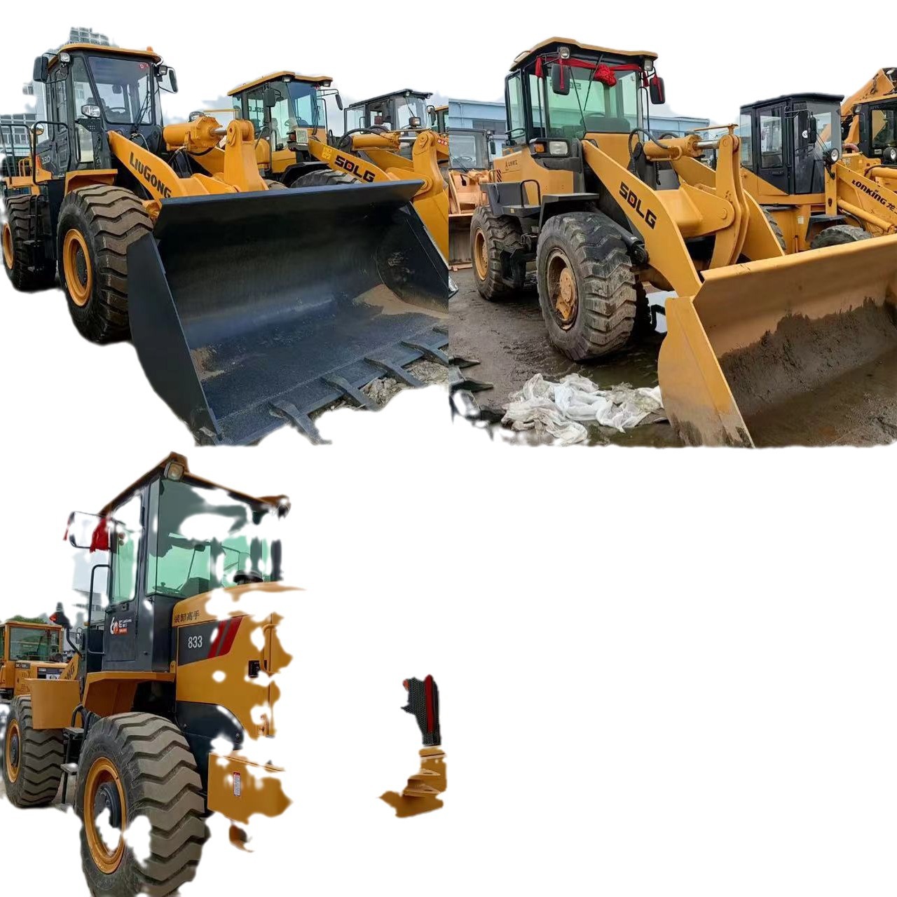 Cargadora / carretilla elevadora para exportación Liu Gong 856 Carter 966H Cargadora