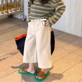 童T恤;儿童牛仔裤;童裤