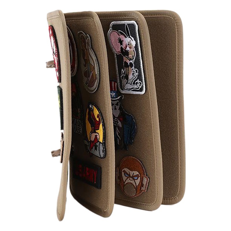 Tablero de acabado de Velcro sello moral del ventilador militar tablero de almacenamiento táctico brazalete tablero pegajoso tablero colgante pegatina paño de pantalla