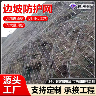 Manufacturer Slope Protection Net Sns Flexible Wire Rope Net Mountain Passive and Active Rock Barrier Net Active Slope Protection Net