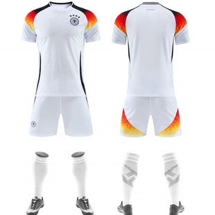 Cross-Border New Light Plate Football Uniform Suit for Adults and Children Summer Game Sports Quick-Drying Personalized Short-Sleeved Jersey