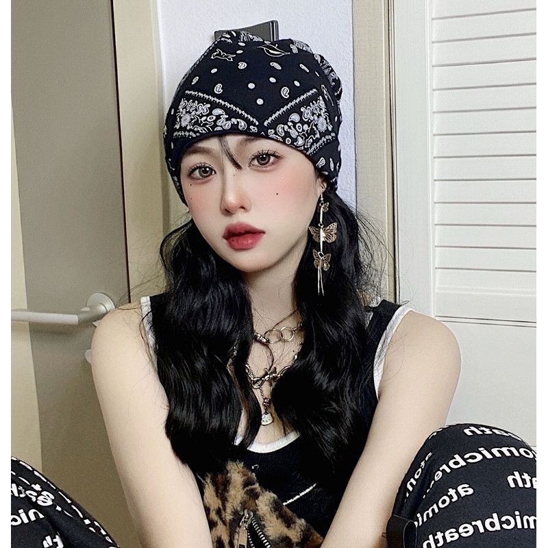 Thin knitted fashionable hat hip-hop style, European style