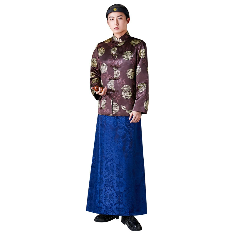 Кинематограф Tang Dynasty Мужчина Республиканской эпохи Шанхайский пляж Гонно пудра мастер мастер мастер мастер мастер арендодатель династия Цинь костюм производительности