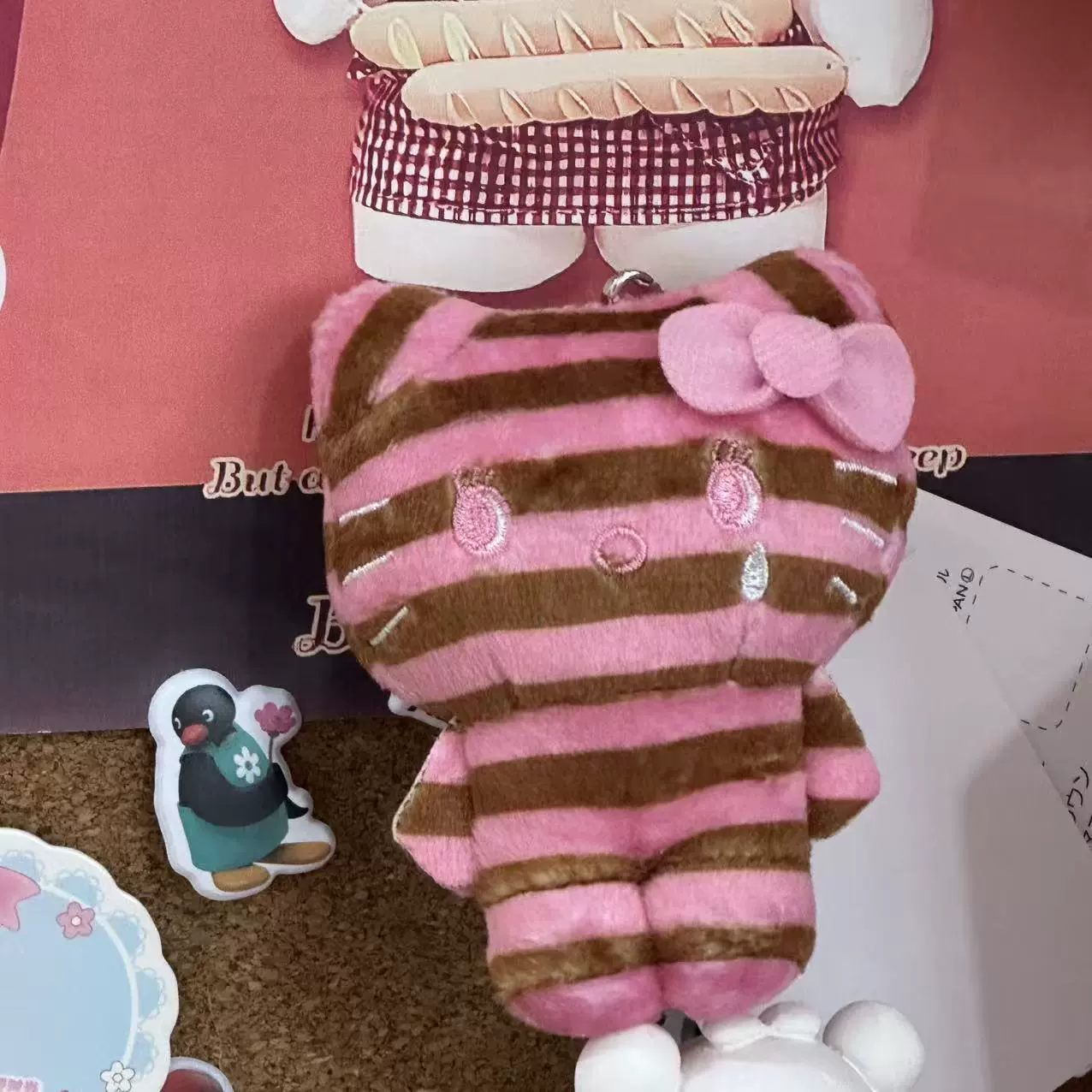 Плюшевая подвеска-брелок для ключей (Hello Kitty) симпатичная кукла, мягкая мини-плюша 10+ вариантов дизайна, подарок 0.038 кг