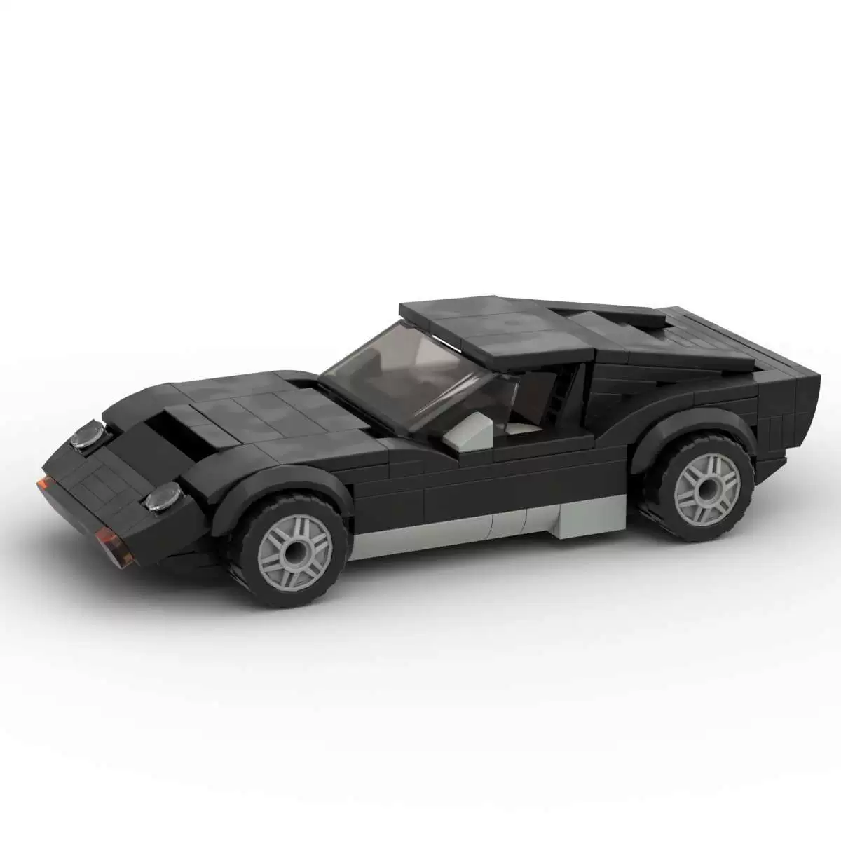 Lego, constructor, retro creative racing car, toy, set, DIY, small particles, training