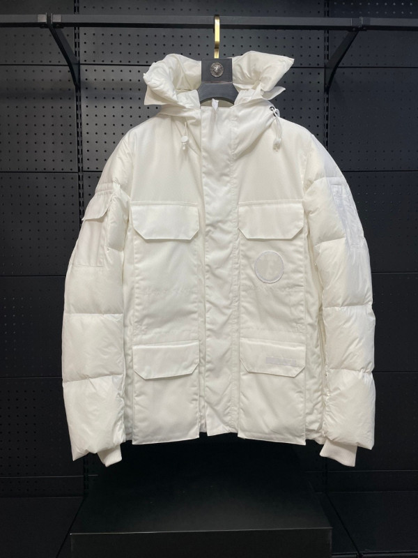 正确版 NFC芯片 鹅家2058黑标限量款环保远征派克大衣羽绒服外套|undefined