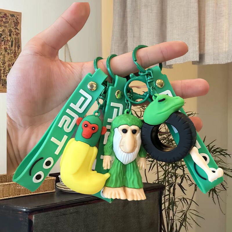 Foreign Trade Cross-Border Foreign Mountain and Sea Scriptures Keychain Bag Pendant Car Keychain Street Stall Small Gifts Wholesale