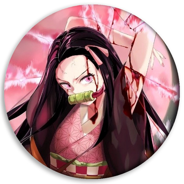 Ghost Blade insignia anime periférico carbón Zhilang usted frijoles mi esposa Shan Yi insignia barra redonda colgante