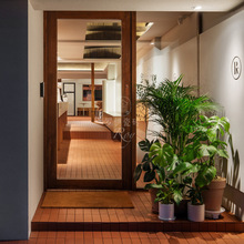 复古陶土工装外墙砖别墅庭院渐变展厅吧台背景墙红砖店铺仿古地砖