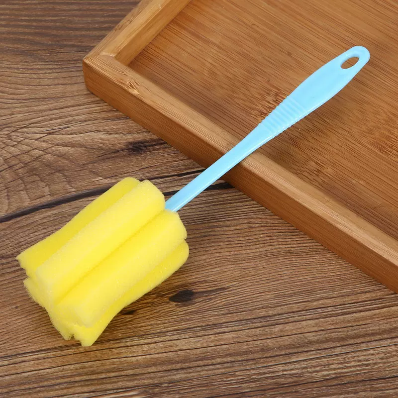 厂家现货海绵杯刷 保温杯海绵刷 奶瓶刷清洁洗杯刷壶刷瓶刷批发0