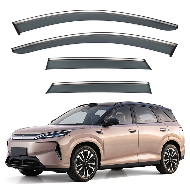 Suitable for BYD Yuan PLUS car window rain visors, rain guards, and window deflectors. Yuan UP EV window visor