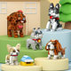 New Pet Dog Girl Series Puppy Toy Compatible with Lego Children's Building Blocks Boys Assembled Birthday Gift