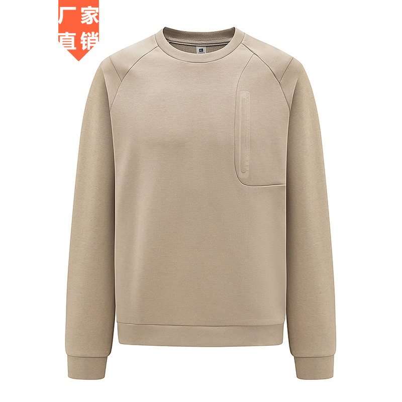 Spring Autumn and Winter New Fashionable Brand Couple American Loose Round Neck Sweater T-shirt Long Sleeve Men's and Women's Ins Base Shirt for Men