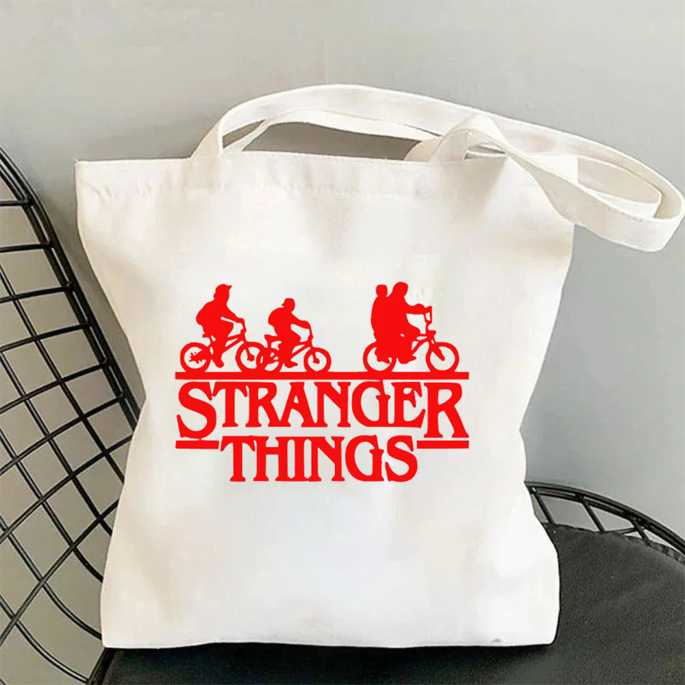 Bolsa de Tela Impresa de Hombro Tela Oxford con Estampado para Uso Diario