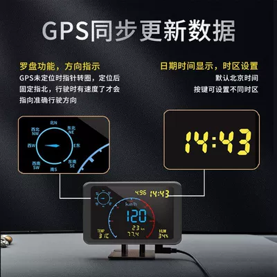 wireless head-up multifunctional car – Car Convenient GPS Navigation