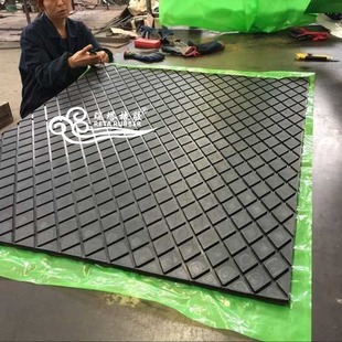 Belt Roller Rubber-coated Diamond-shaped Rubber-coated Roller Coated with Diamond-shaped Coated Factory Direct