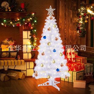 1.35m 1.8m Pvc White Christmas Tree Package Amazon Cross-Border E-Commerce Popular Christmas Decoration