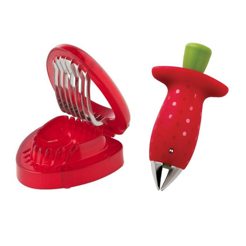 Strawberry slicer stainless steel fruit cutter DIY divider cake decoration tool fruit cutting mold