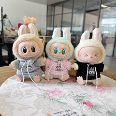 Clothes Only] First and Second Generation Blind BoxLABUBU Sitting Party Hoodie Cute Replacement Apparel