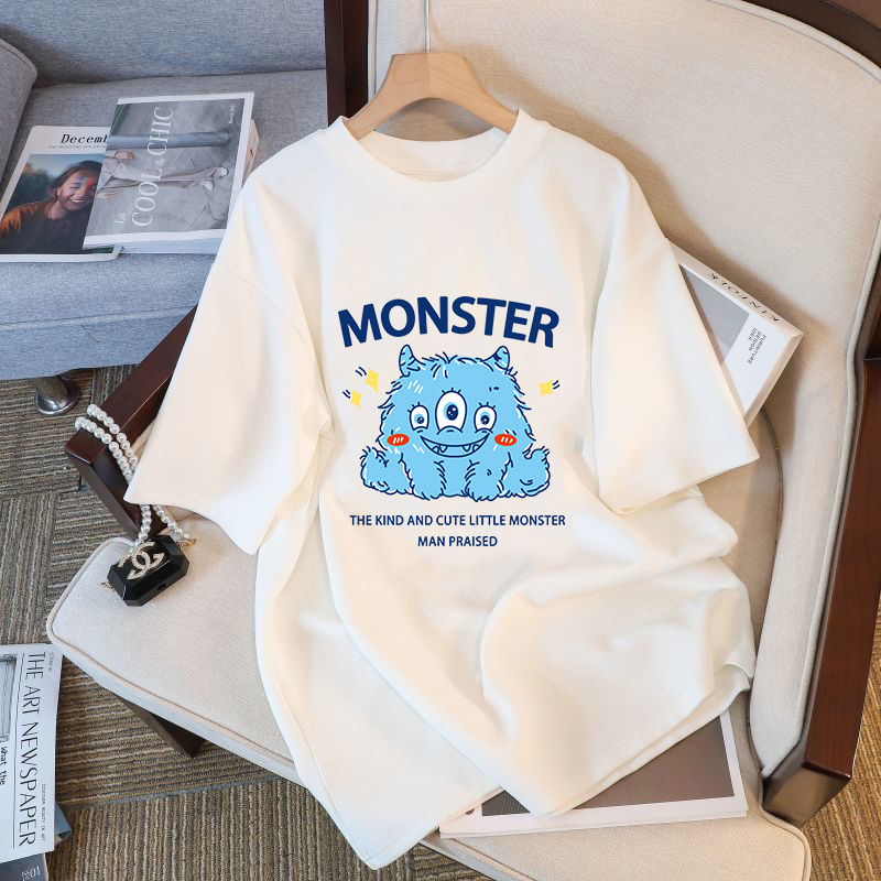 Ropa exterior guapo que adelgaza la camiseta de manga corta de seda de hielo frío de la pareja hombres y mujeres de la misma camiseta casual moda masculina a juego