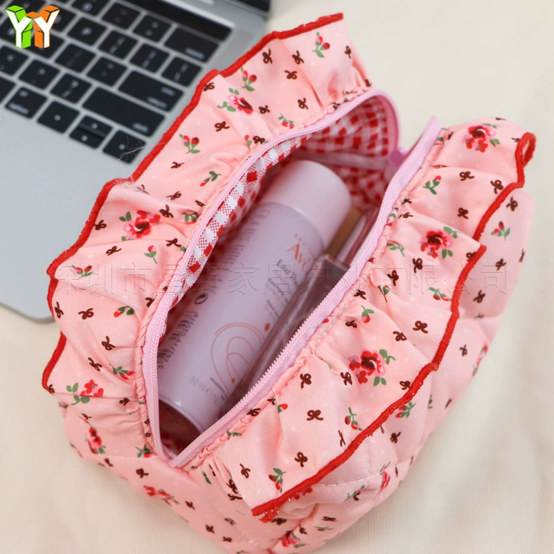 Брендовая просторная косметичка, портативная органайзер bag для выхода, корейский стиль