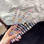 手工美甲卡通可爱猫眼