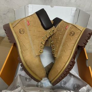 Timberland Waterproof 10061 Cowhide Durable Classic Men's and Women's Couple Outdoor Martin Trendy High-Top Wear-Resistant
