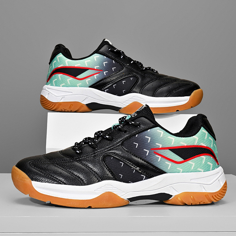 Zapatos de bádminton para niños, tenis de mesa para niños, zapatos de tenis de mesa para hombres, ligeros y transpirables, antideslizantes y amortiguadores