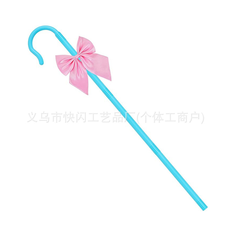 Cross-Border E-Commerce Supply Source: Halloween Shepherdess Cosplay Set with White Cane and Pink Bow Cross-Border E-Commerce Supply Source: Halloween Shepherdess Cosplay Set with White Cane and Pink Bow