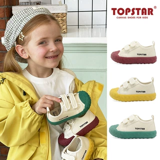 TOPSTAR2024春款新款软底儿童帆布鞋幼儿园室内宝宝休闲鞋2045