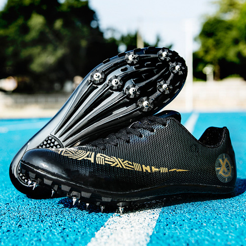 Running shoes, middle and short distance shoes for men and women, student physical education exam track and field competition professional running long jump 8 spike shoes