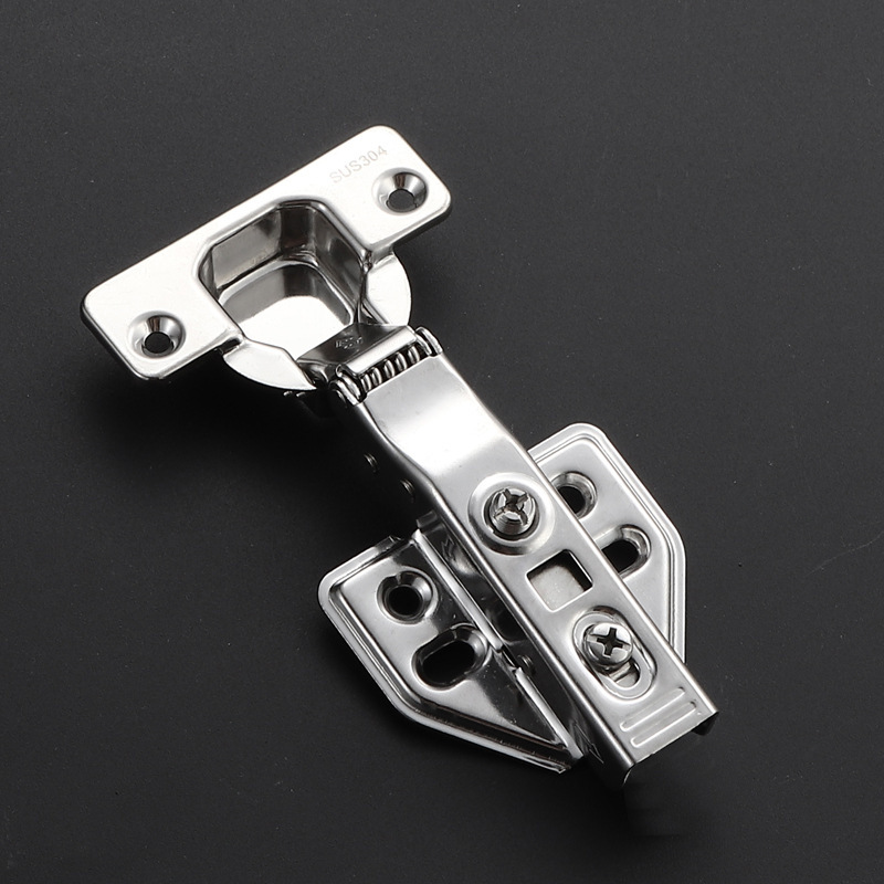 304 ステンレス鋼ダンピングヒンジ家具ワードローブキャビネット肥厚取り外し可能なヒンジ緩衝固定油圧サイレントヒンジ|undefined