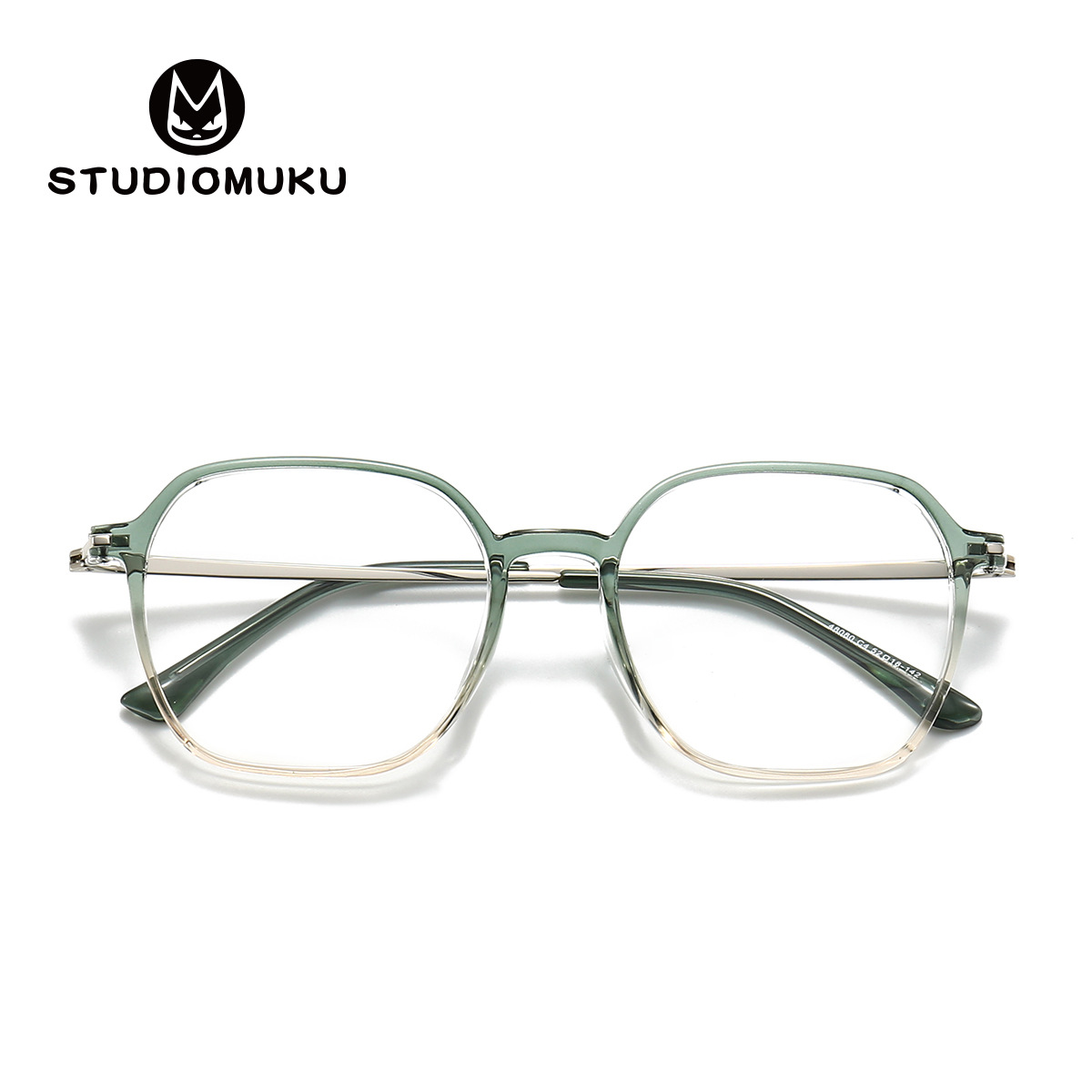 STUDIOMUKU madera fresco gafas marco cuadrado gafas marco liso gafas marco decorativo miopía marco gafas