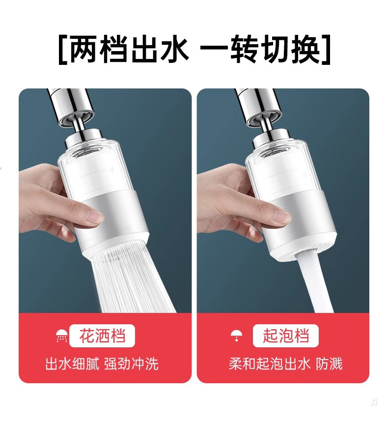 Faucet filter, high-end tap water, household water filter, general water purifier, kitchen anti-splash water, cross-border e-commerce undefined
