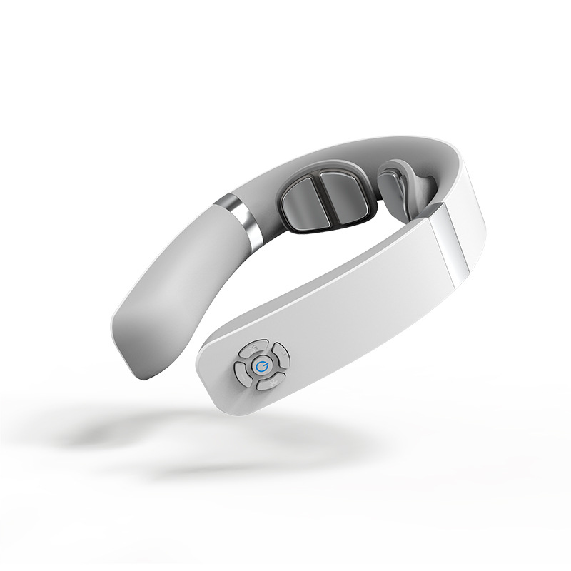 The new cross-border intelligence Voice cervical vertebra Massager pulse Neck Neck protection instrument cervical vertebra Massager 4 massage