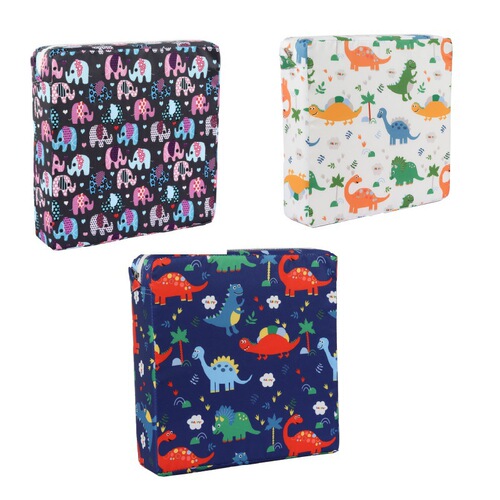 Amazon multi-print children's dining chair cushion multi-functional picnic mat children's dining chair booster cushion