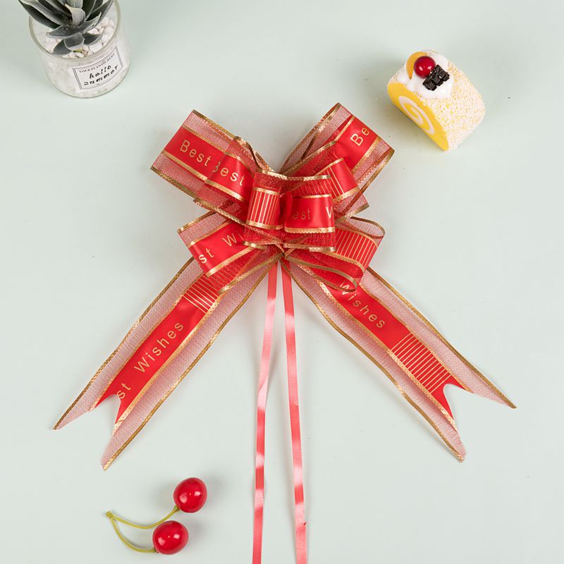 Nuevo hilo de nieve Carta Grande propuesta confesión estilo Garland boda decoración del coche embalaje regalo arco mano Garland