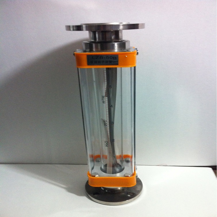 气体玻璃管浮子流量计 FA100-80拉杆式全不锈钢玻璃转子流量计