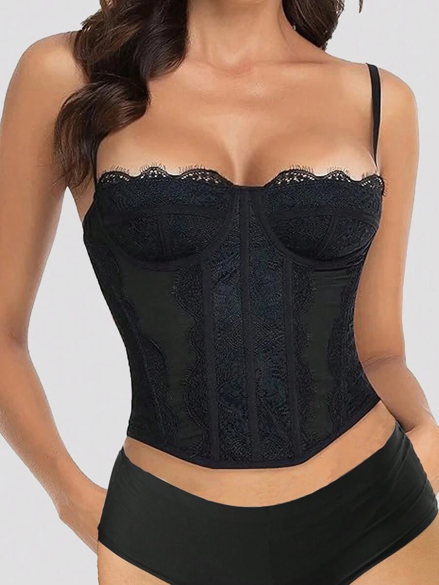 Sexy push up kanten bodycon bh top voor dames ondermode_voghion.com