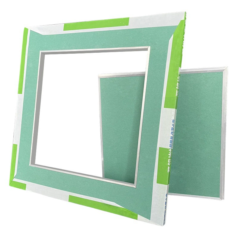 Двойной алюминиевый край Невидимый порт для осмотра гипсокартона Крышка для отделки потолка центральное кондиционирование скрытый потолок порт для осмотра потолка