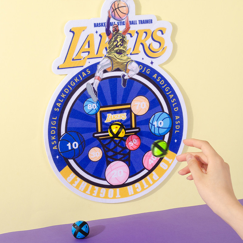 Cartoon dart board sticky ball target throwing sticky ball toy boys and girls parent-child dart board outdoor indoor sports