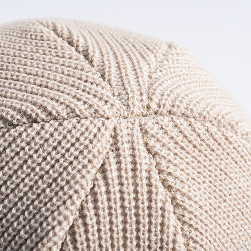 Gua Pi Hat Men's Korean Style Trendy Autumn Winter Wool Hat Student Fashion Brimmed Aesthetic Cold Hat Women's Brimless Knitted Hat