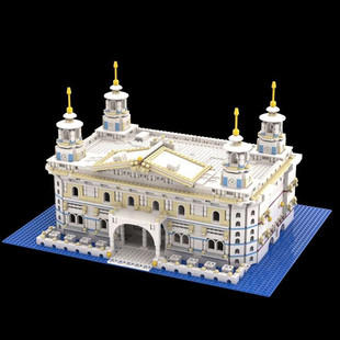 MOC-102594 Тац Mahal Альтернативная конструкция модульного строительного набора 10256 3952 Число частиц