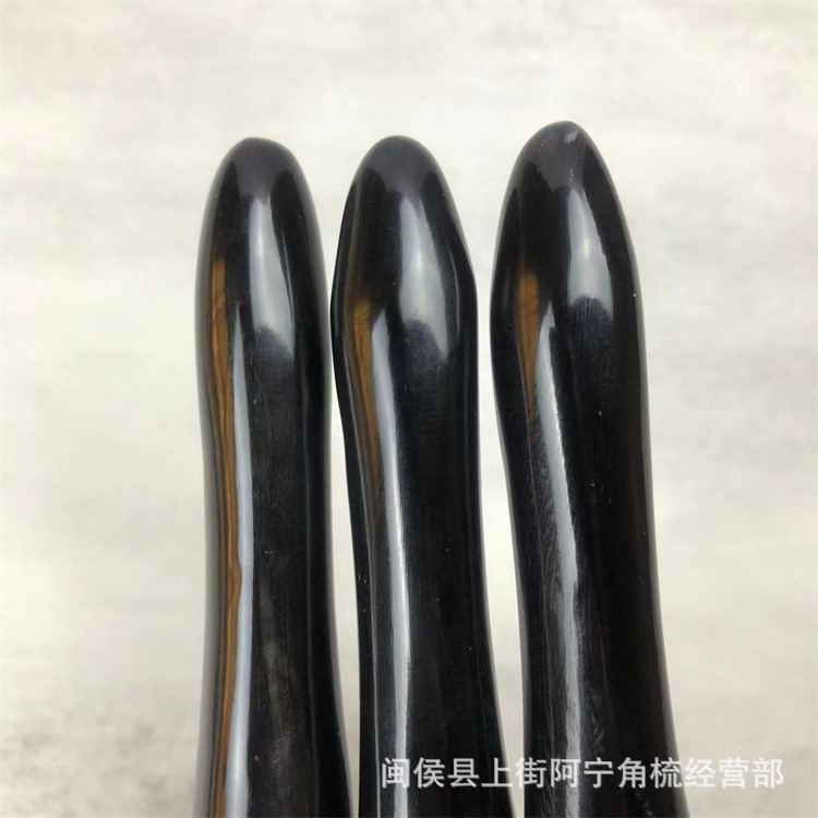 Buffalo Horn Gua Sha Facial Tool 12.5cm Eye Scraping Board Acupoint Pen for Face and Eye Massage specifications