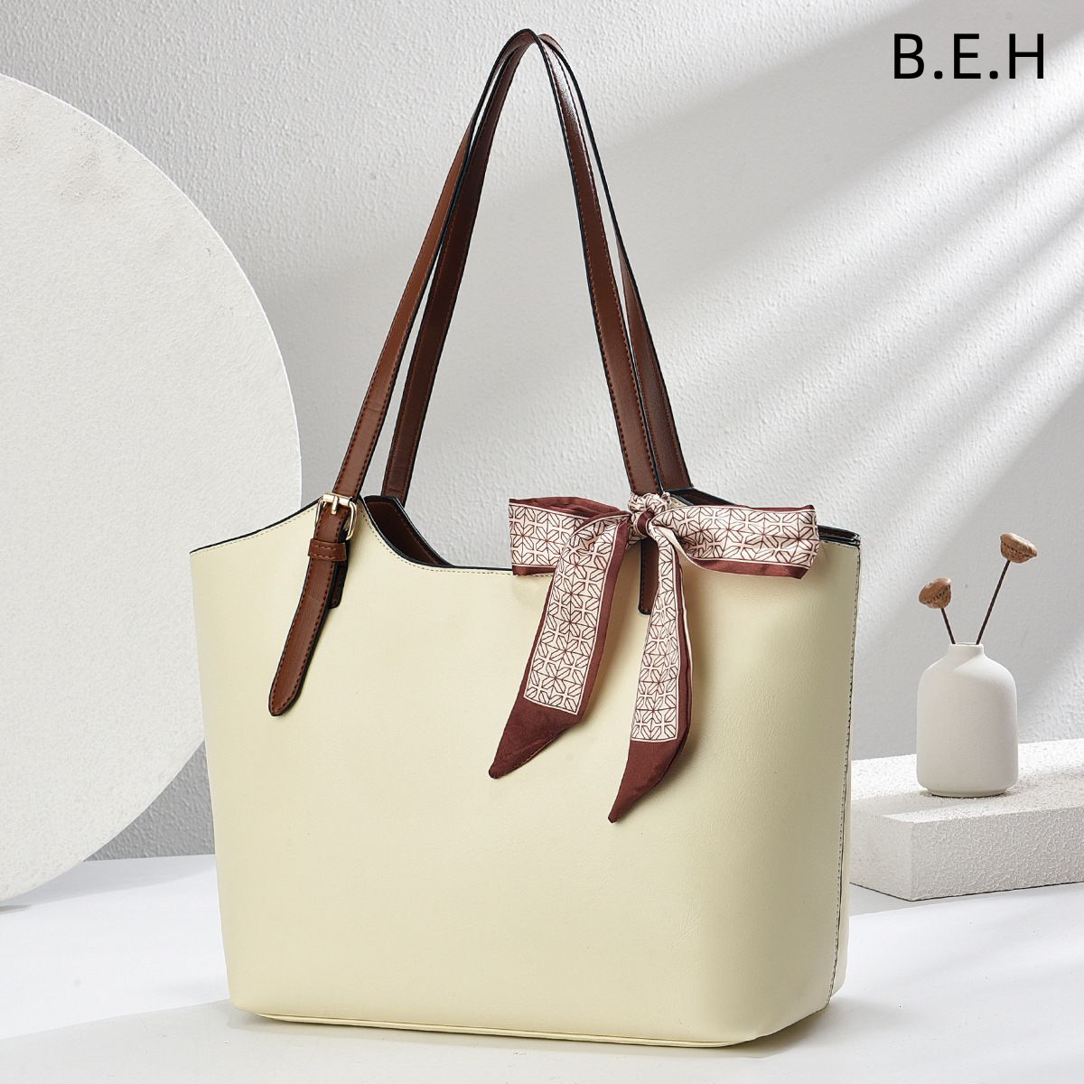 Bolso Tote de Hombro para Mujer de PU Cierre de Cremallera para Uso Diario image 7