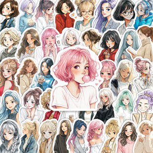 55�����L����Ů���^���N����ͨ��Ů��DIY�������~�֙C��ˮ�N��