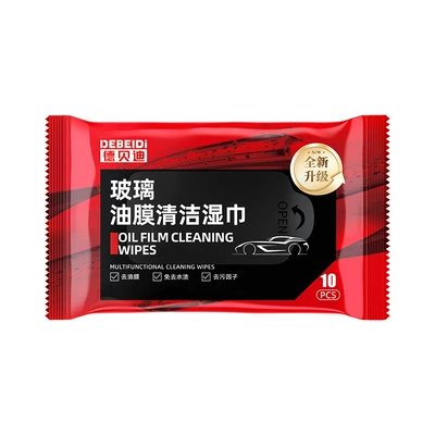 glass oil film removing wet wipes: Glass agent