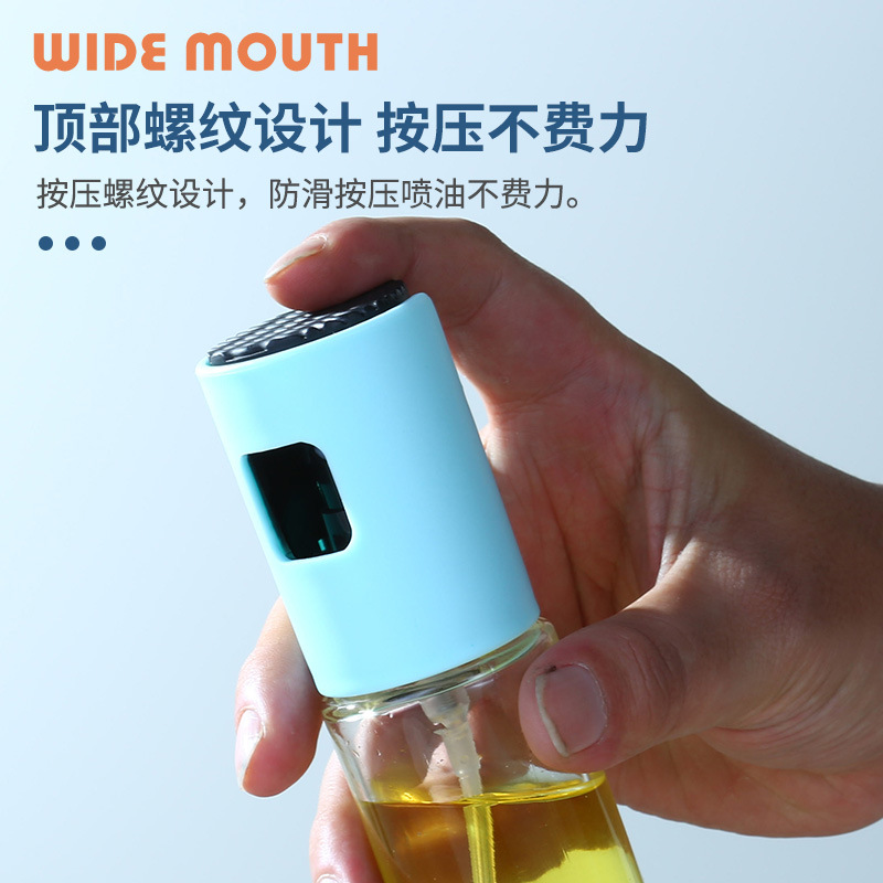Botella de pulverización de aceite, botella de pulverización de presión, botella de pulverización de aceite, botella de vidrio para cocina doméstica, botella de pulverización de aceite para barbacoa