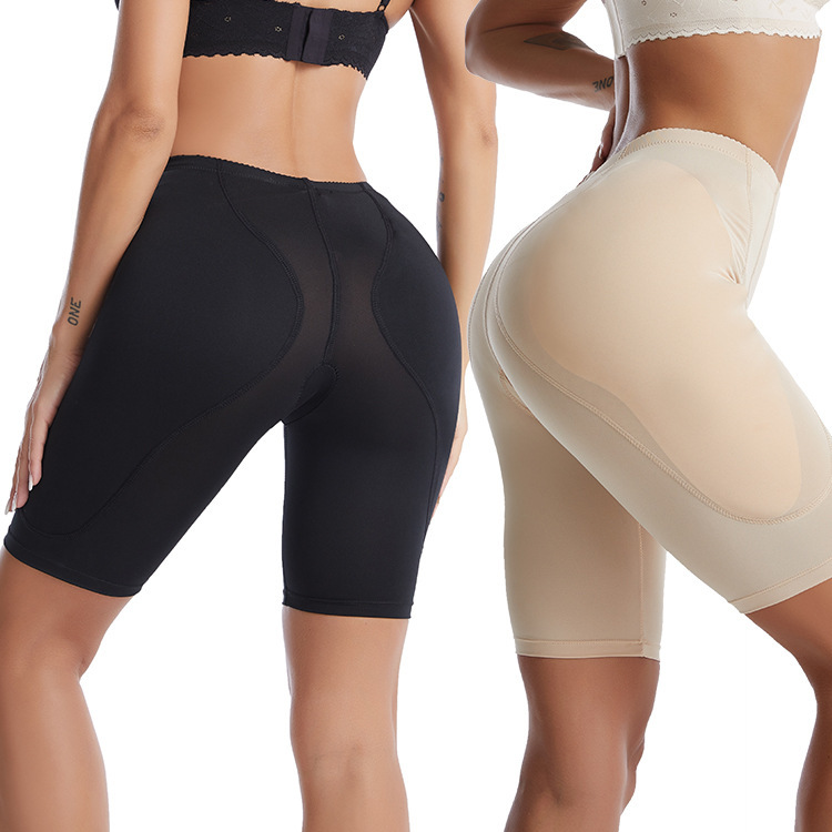 Women's Body-Shaping Tummy-Tightening Pants, Body-Shaping Butt-Lifting Pants, Fake Butt Sponge Pads, Butt-Enhancing Pants, Tight-Fitting Bottoming Underwear