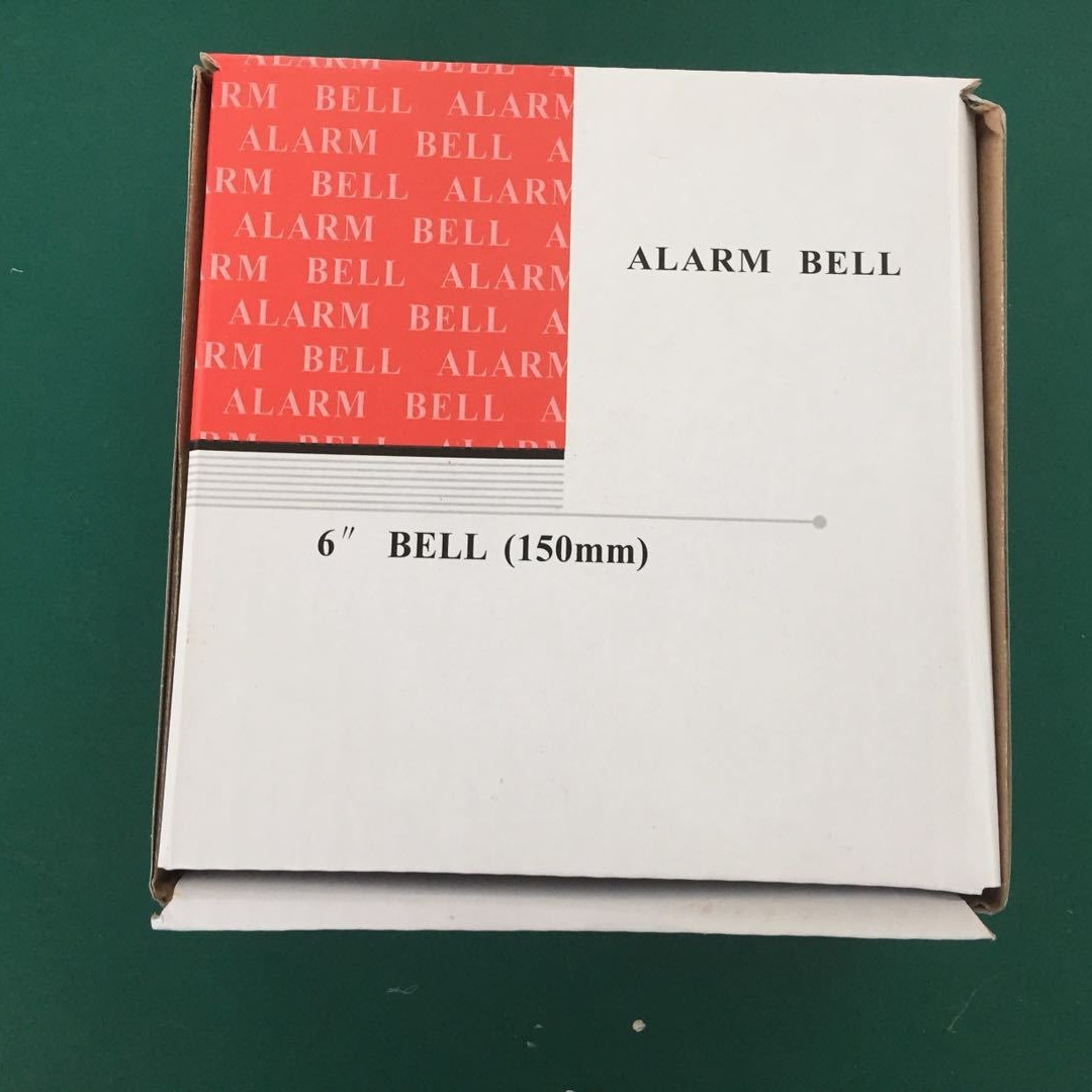 Campana de alarma de 6 pulgadas 24V alarma campana de alarma de incendio